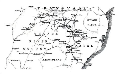 Boer War Map Of South Africa
