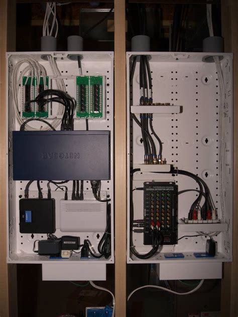 House wiring for beginners gives an overview of a typical basic domestic 240v mains wiring system as used in the uk, then discusses or links to the common options and extras. Whole House Structured Wiring / Networking Set-ups / Cabinets / Panels (Picture) | House wiring ...