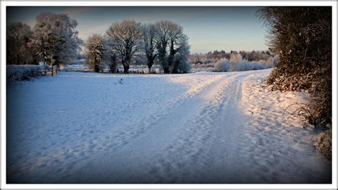 Beautiful Snowy Field Longford Eibhilin Crossan Flickr