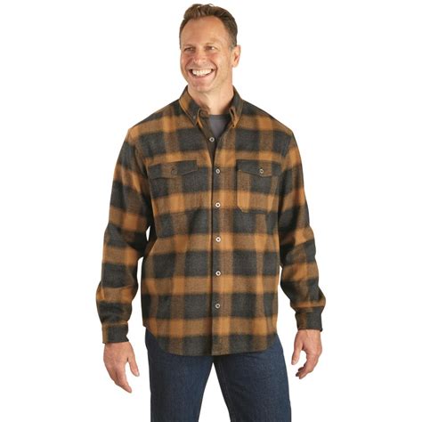 Guide Gear Mens Gage Heavyweight Flannel Shirt 727688 Shirts