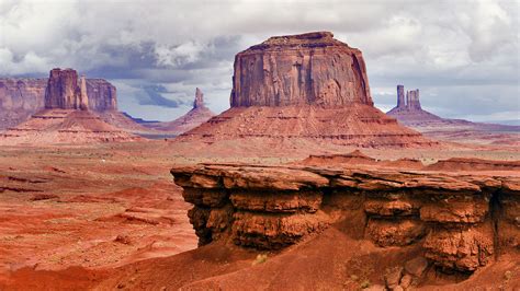 Desert Area Beautiful Summer Landscape Monument Valley Navajo Tribal