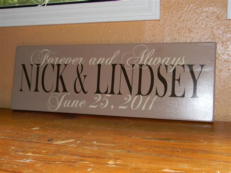 Forever And Always Wooden Vinyl Sign By Bryantsigndesigns On Etsy 30