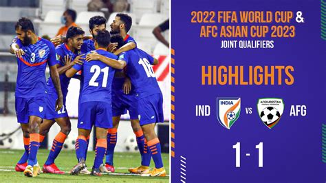 India Afghanistan In Fifa World Cup Qualifiers Asia