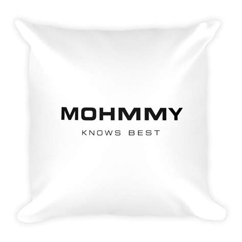 Mohmmy Square Pillow Logo White Georges Dragon Ts Amazing