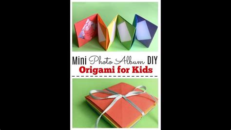 Diy How To Make Origami Photo Picture Album Diy Mini Photo Album