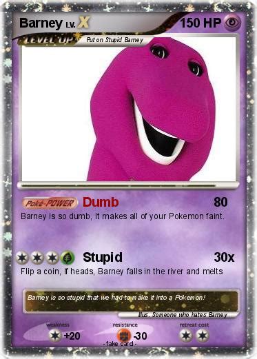 Pokémon Barney 235 235 Dumb My Pokemon Card