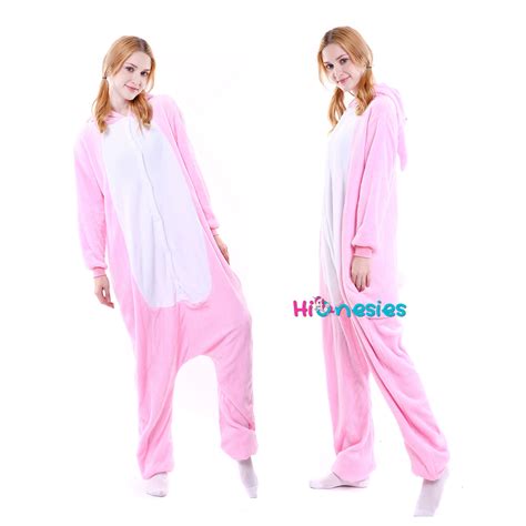Pink Rabbit Onesie Pink Rabbit Pajamas For Adult Buy Now