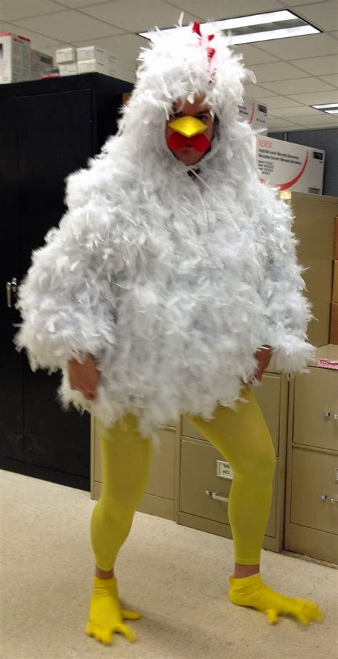 Diy Chicken Costume I Made Just Surfing The Web How Tos And Putting Them