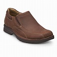 Clarks Senner Pine Slip-on Shoes, Chocolate - 652552, Casual Shoes at ...