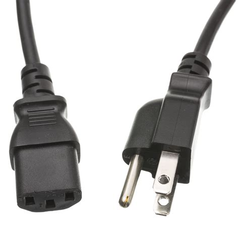 Below, is a listing of the most common types of cables found with computers and. 25ft, Computer/Monitor Power Cord, NEMA 5/15P to C13