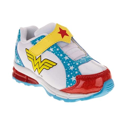 Dc Comics Wonder Woman Toddler Girls Glitter Athletic Sneakers