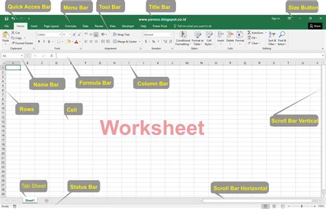 Mengenal Nama Bagian Dan Fungsi Pada Microsoft Office Excel Hot Sex Picture