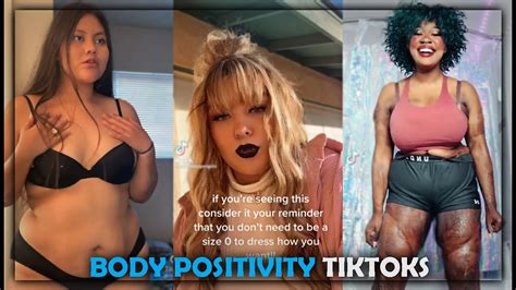 body positivty and self love tiktoks 💕 youtube