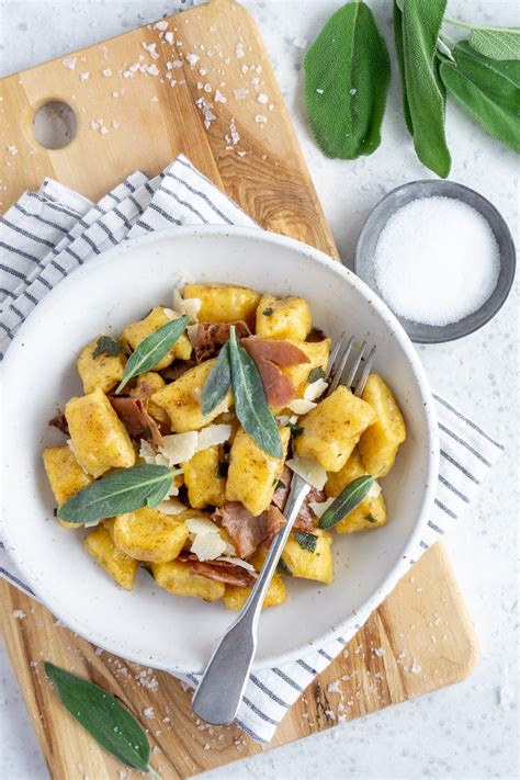 Butternut Squash Gnocchi With Brown Butter Sage And Prosciutto Pina