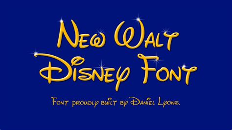 New Waltograph Walt Disney Font New Waltograph Walt Disney Font