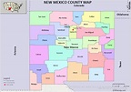 New Mexico County Map, List of Counties in New Mexico with Seats ...