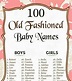 100 Old Fashioned Baby Names All things baby \u2665 Pinterest Babies ...