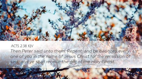 Acts 238 Kjv Desktop Wallpaper Then Peter Said Unto Them Repent And Be