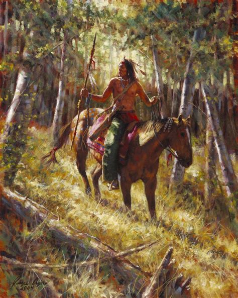 Among The Forest Spirits Crow By James Ayers Native American