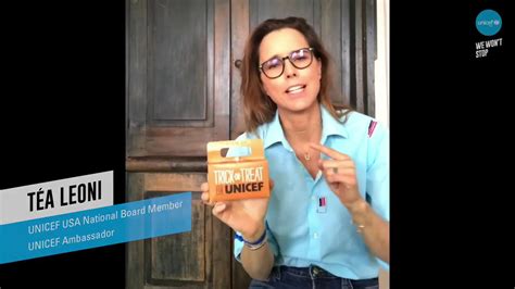 Tea Leoni Speaks About The Importance Of Trick Or Treat For Unicef May 2020 Youtube