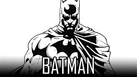Add the thumb on the right as a curved line. Draw Batman - How To Draw With Quick Simple Easy Steps For ...