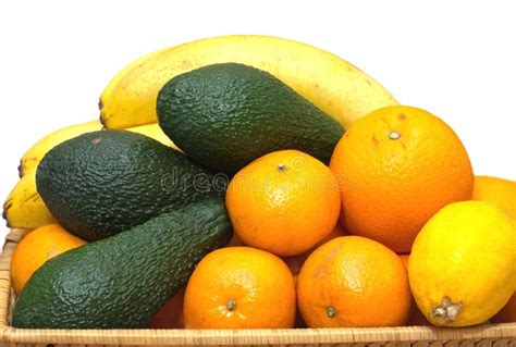 Still Life With Tropical Fruits Closeup Stock Photo Image Of Ripe