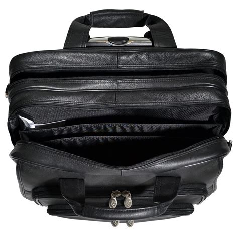 Mcklein Gold Coast 43185 Black 17 Detachable Wheeled Laptop Case
