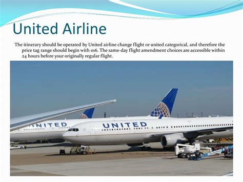 Ppt United Airline Change Flight Powerpoint Presentation Free