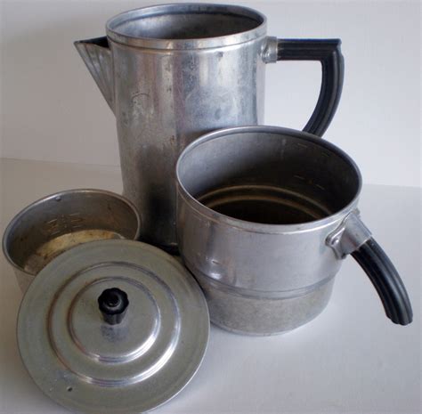 Wear Ever 956 Drip Coffee Pot Aluminum 1950s Vintage Etsy