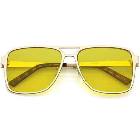 Pin By Michael Jamison On Sunglasses Colored Sunglasses Yellow Lens Sunglasses Aviator