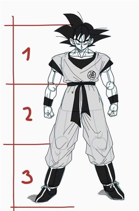 How To Draw Goku From Dragon Ball Z Full Body Art Amino