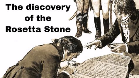 19th july 1799 announcement made of the discovery of the rosetta stone in egypt youtube