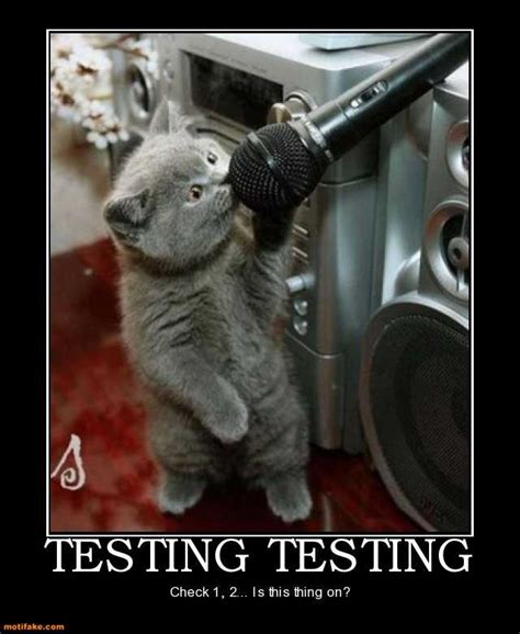 Testing Testing Testing Check Demotivational Posters 1330398939 Meme City