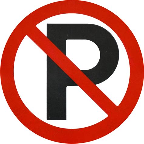 No Parking Sign Clip Art Free Vector In Open Office D