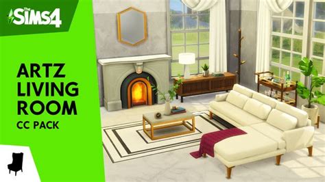 Artz Living Room Cc Pack All Info Sixam Cc On Patreon In 2021