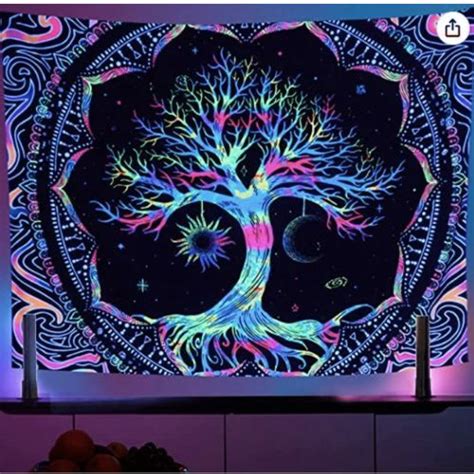 Tree Of Life Tapestry In 2022 Sun And Moon Tapestry Tree Of Life