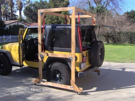 The slant 6 still runs strong with just over 83k miles. Jeep Hardtop PVC Hoist Project : DIY