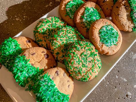 Green St Patricks Day Cookies 3tenca Baking Flour Baking Soda