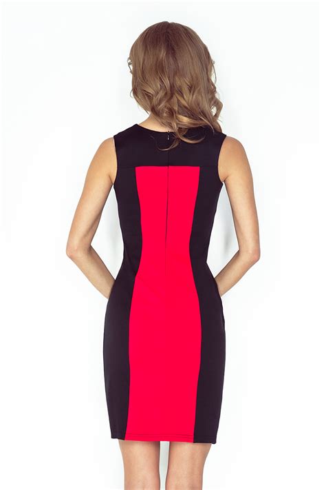 Two Color Dress Black Red Mm 006 1 Numoco En