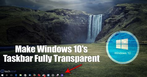 How To Make Windows 10s Taskbar Fully Transparent Laptrinhx News