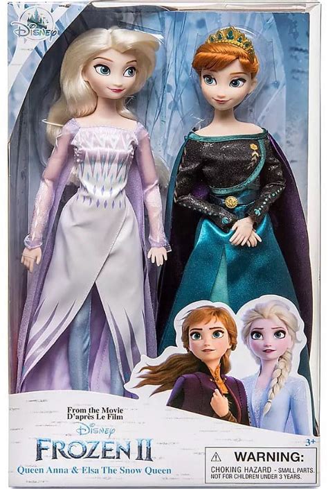 Disney Frozen Queen Anna Snow Queen Elsa Doll Pack Walmart Com