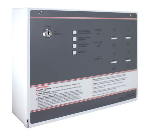 Fp 4 Zone Economy Conventional Fire Alarm Panel Growth Tech