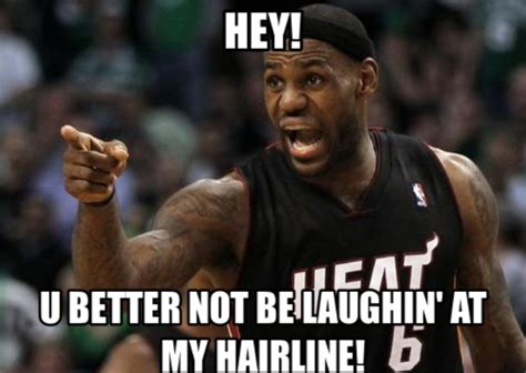 Lebron james has been the best player in our league since he stepped into his prime. The 50 Meanest LeBron James Hairline Memes of All Time | Complex