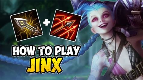 How To Play Jinx Adc For Beginners Jinx Guide Season 10 League Of Legends Youtube