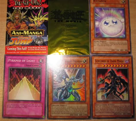Yu Gi Oh Pyramid Of Light Cards Lot Bag Bonus Card Shonen Jump