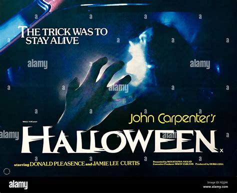 Halloween Year 1978 Usa Director John Carpenter Poster Uk Stock