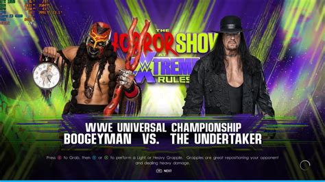 Boogeyman Vs The Undertaker WWE Universal Championship WWE 2K22 YouTube