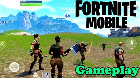 Fortnite Mobile Ios Android Gameplay Official Game Youtube