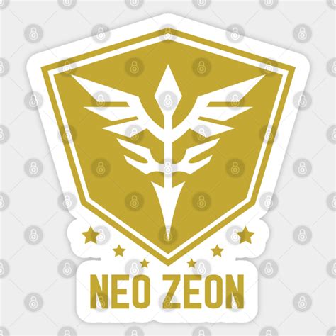 Neo Zeon Emblem Tekkadan Sticker Teepublic