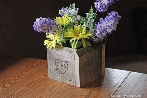 Personalized Rustic Barnwood Boxes Table Centerpiece Decor Etsy